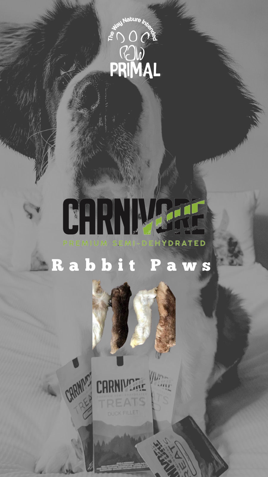 Rabbit Paws 3pk